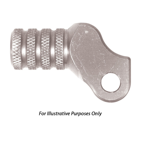 Silver Gear Lever Knurled Tip with Hardware