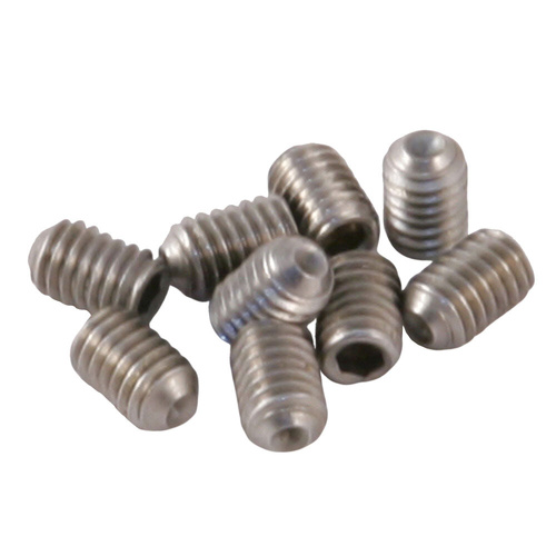 Replacement Aluminum Brake Tip Set Screws (Includes 9 Set Screws)