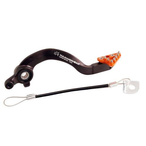 KTM Orange Forged Alloy Brake Pedals
