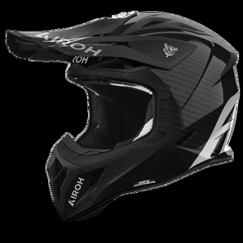 Airoh 'Aviator Ace 2 Carbon Gloss' MX Helmet