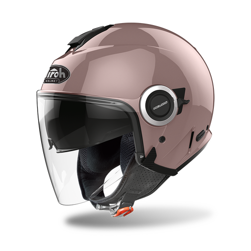 Airoh 'Helios' Open-Face Helmet - Metallic Rose