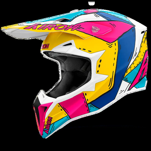 Airoh 'Wraaap Paint Matt' MX Helmet