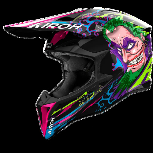 Airoh 'Wraaap Music Gloss' MX Helmet