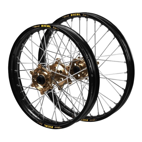 Ducati Haan Magnesium Hubs / Excel Black Rims Wheel Set