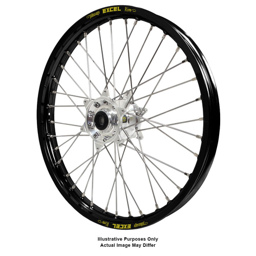 Honda Africa Twin CRF1000L Adventure Haan Silver Hubs / Excel Black Rims Front Wheel