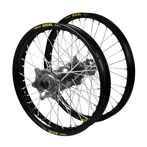Gas Gas Haan Titanium Hubs / Excel Black Rims Wheel Set