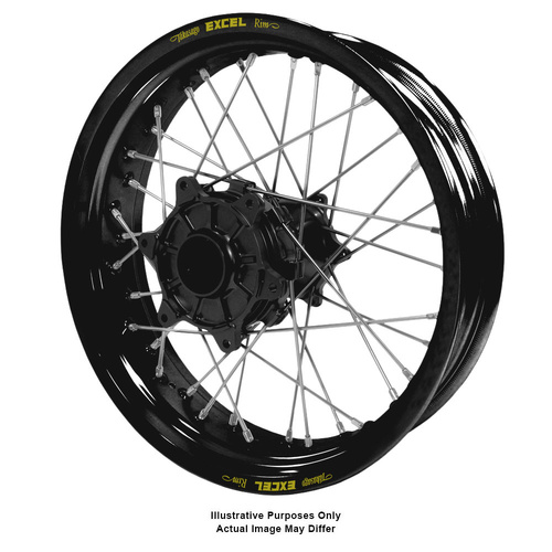 Suzuki V-Strom DL650-1000 Adventure Haan Black Hubs / Excel Black Rims Rear Wheel