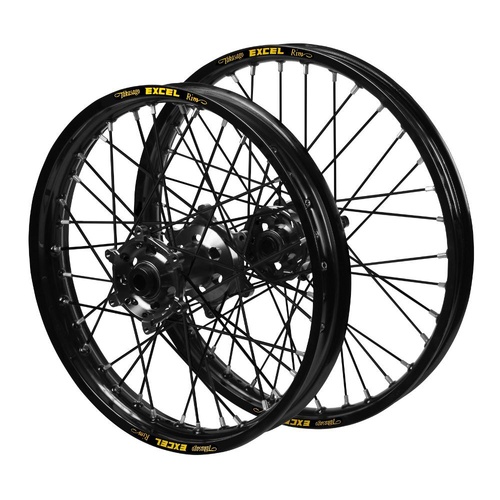 Gas Gas Haan Black Hubs / Excel Black Rims / Black Spokes Wheel Set