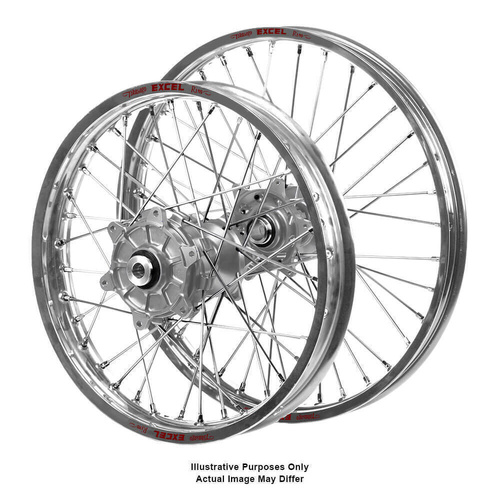 BMW Adventure Haan Silver Hubs / Excel Silver Rims Wheel Set