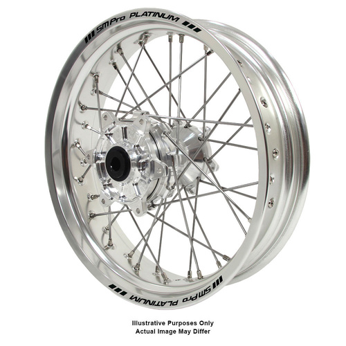 Suzuki V-Strom DL650-1000 Adventure Haan Silver Hubs / SM Pro Platinum Silver Rims Rear Wheel