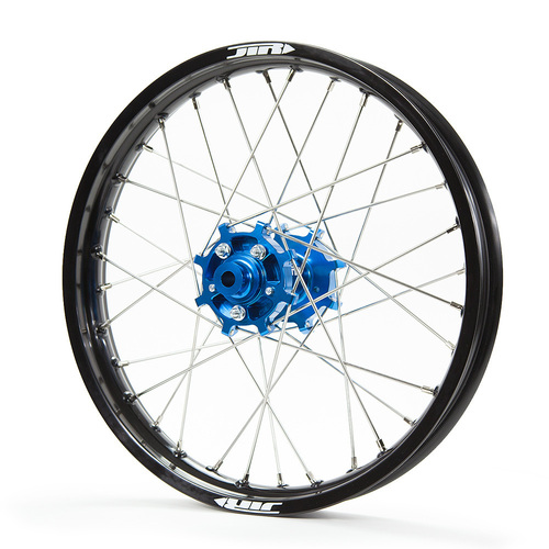 JTR Speedway Black Rims / Blue Hubs Rear Wheel