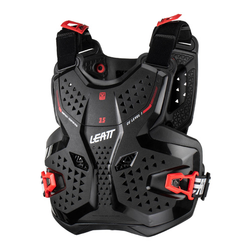 Leatt 3.5 Junior Chest Protector - Black / Red [Size: L/XL/147-159cm]