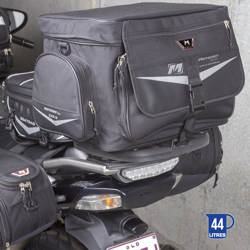 M/DRY ECO-SERIES REAR-BAG BLK 'ZXR-2' 44L EXPANDABLE