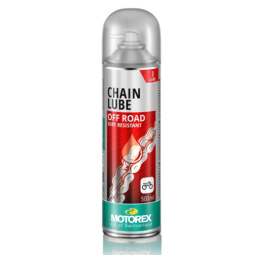 Motorex Chain Lube - Off Road (Red) Spray - 500mL