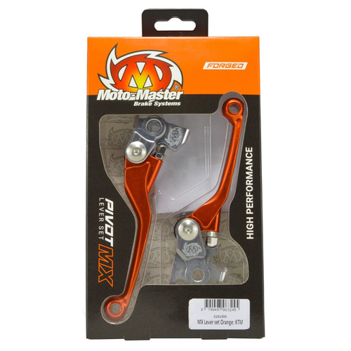 Moto-Master Gas Gas Orange MX Pivot Brake & Clutch Lever Set