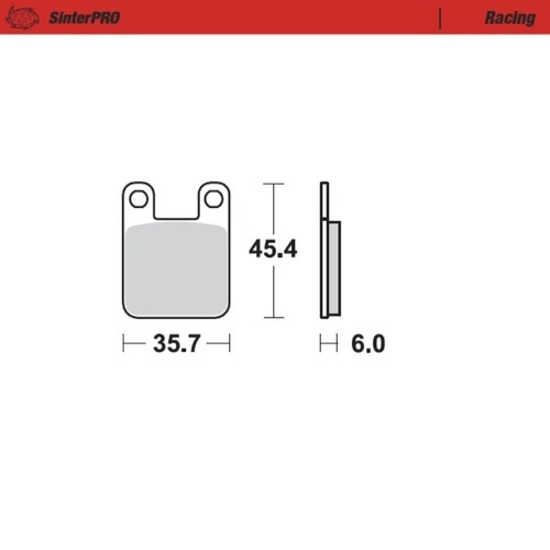 Moto-Master Beta SinterPro Racing Rear Brake Pads