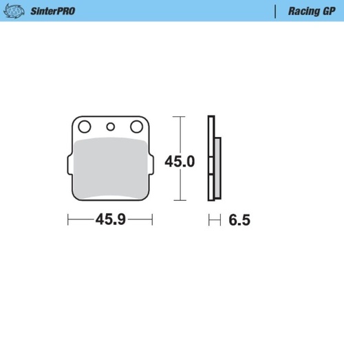 Moto-Master Yamaha SinterPro Racing GP Rear Brake Pads