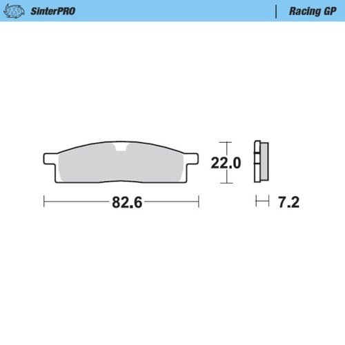 Moto-Master Yamaha SinterPro Racing GP Front Brake Pads