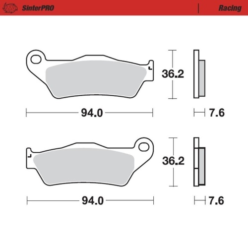 Moto-Master Benelli SinterPro Racing Front Brake Pads