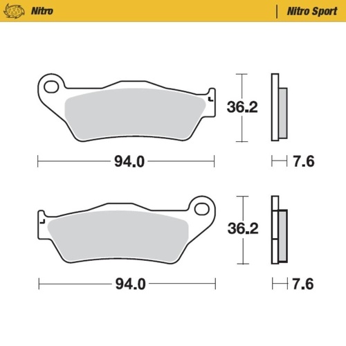 Moto-Master TM Nitro Sport Front Brake Pads