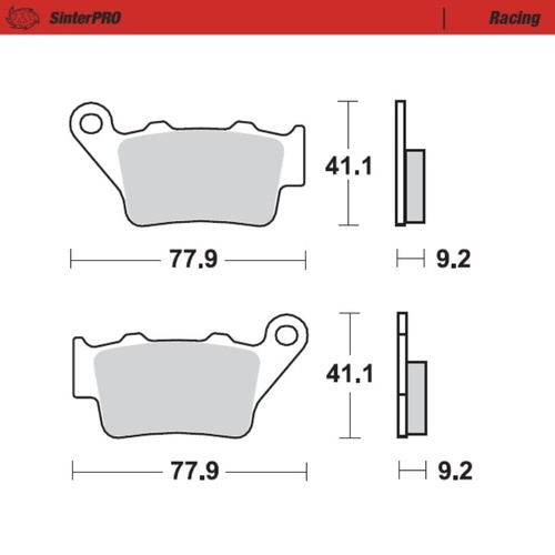Moto-Master Royal Enfield SinterPro Racing Rear Brake Pads