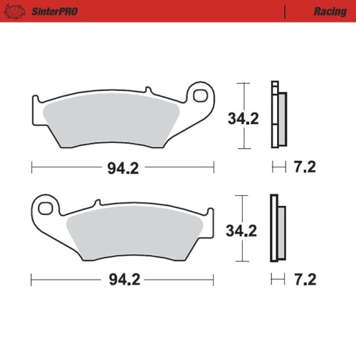 Moto-Master Aprilia SinterPro Racing Front Brake Pads
