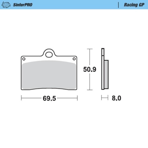 Moto-Master Fantic SinterPro Racing GP Front Brake Pads