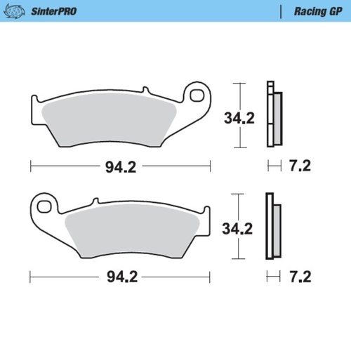 Moto-Master Rieju SinterPro Racing GP Front Brake Pads