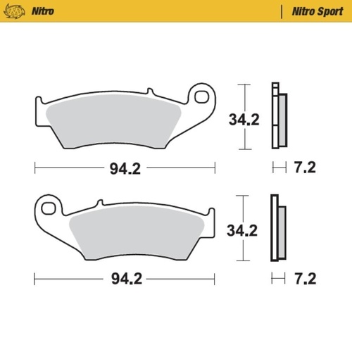 Moto-Master Honda Nitro Sport Front Brake Pads