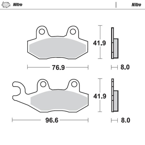 Moto-Master Husqvarna Nitro Front Brake Pads