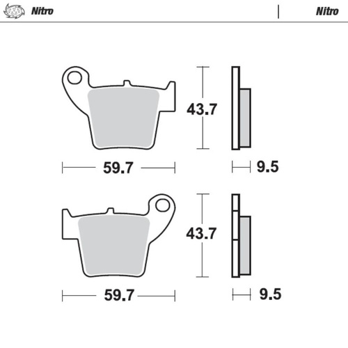 Moto-Master Surron Nitro Rear Brake Pads