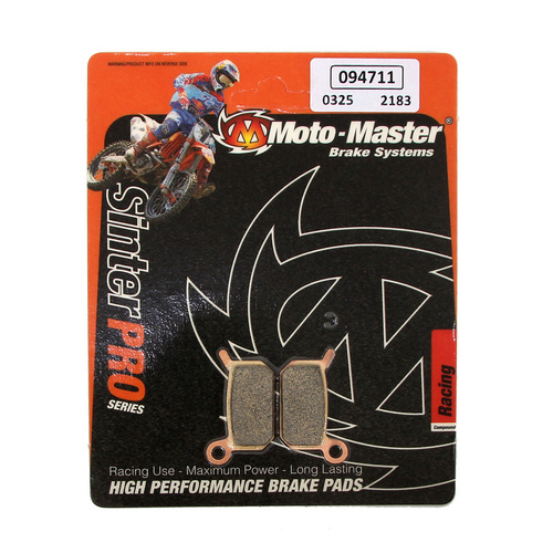 Moto-Master Cobra SinterPro Racing Front Brake Pads CX 50 Big Wheel 2010-2017
