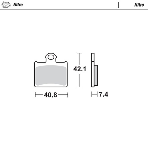 Moto-Master Ohvale Nitro Rear Brake Pads