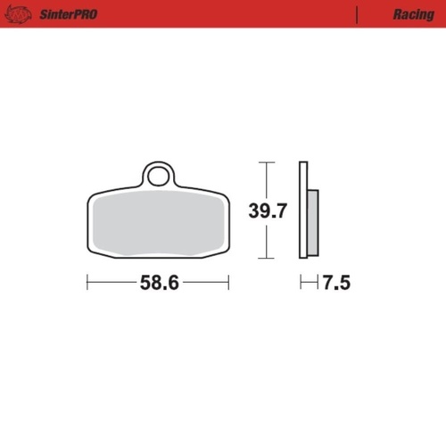 Moto-Master Ohvale SinterPro Racing Front Brake Pads