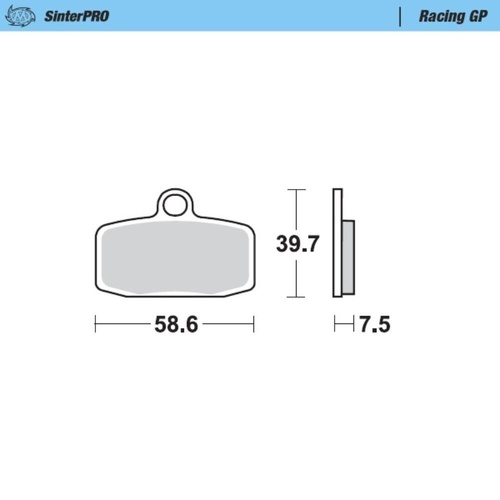 Moto-Master Ohvale SinterPro Racing GP Front Brake Pads