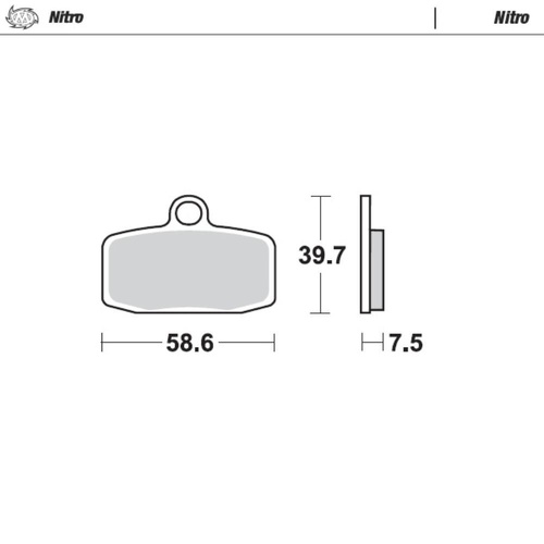 Moto-Master Ohvale Nitro Front Brake Pads