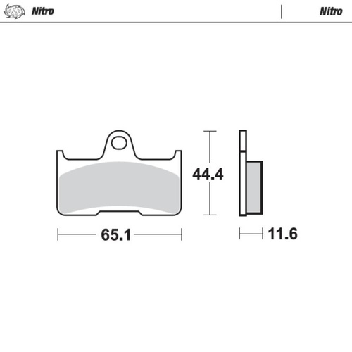 Moto-Master CF Moto Nitro Rear Brake Pads