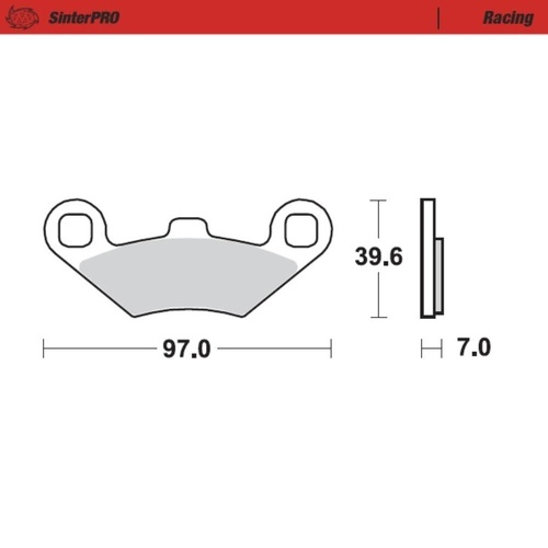 Moto-Master Polaris SinterPro Racing Front Brake Pads
