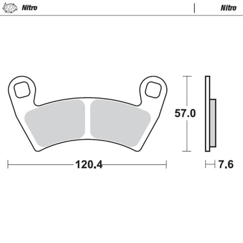 Moto-Master Polaris Nitro Front Brake Pads