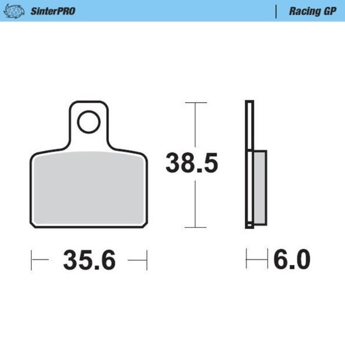 Moto-Master Montesa SinterPro Racing GP Rear Brake Pads