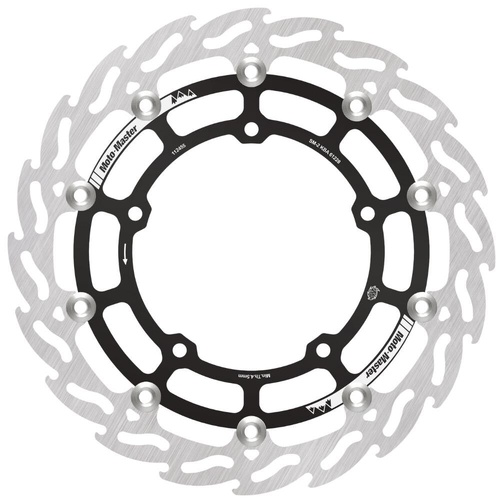 Moto-Master Yamaha 300mm Supermoto Front Left Flame Floating Racing Disc