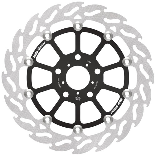 Moto-Master Honda Streetbike Left Front Flame Floating Disc