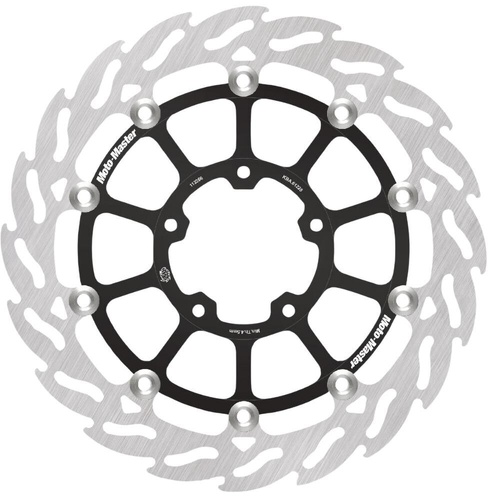 Moto-Master Zero Streetbike Left Front Flame Floating Disc