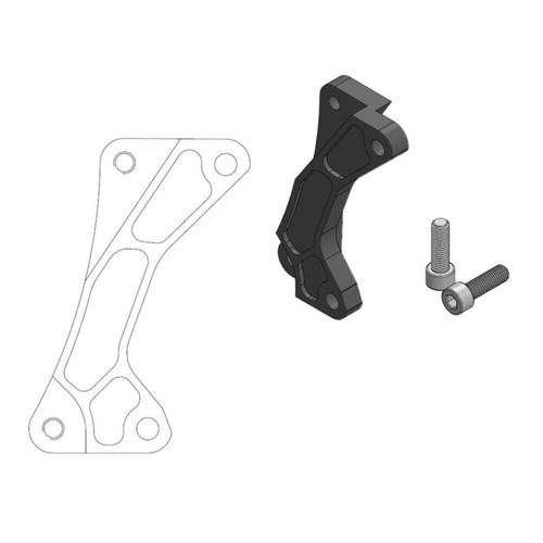 Moto-Master Kawasaki 320mm Front Caliper Bracket
