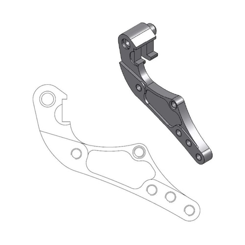 Moto-Master Husaberg 298mm Front Dakar Caliper Bracket