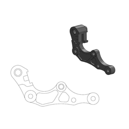 Moto-Master Gas Gas 260mm Front Caliper Bracket