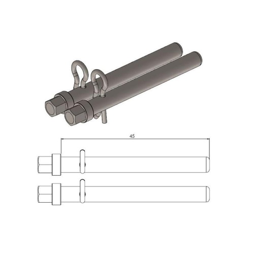 Moto-Master Ducati Front Brake Pad Pins