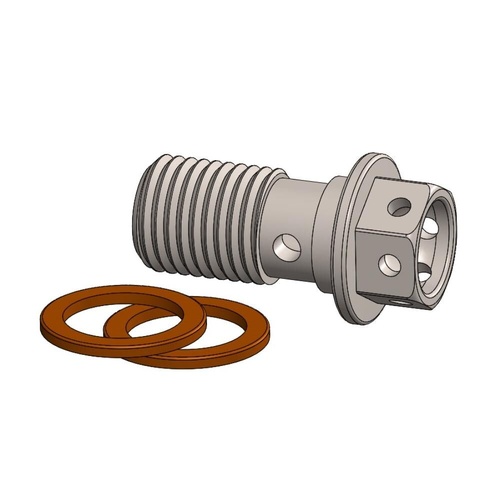 Moto-Master Race-Drilled Banjo Bolt (M10x1.25)