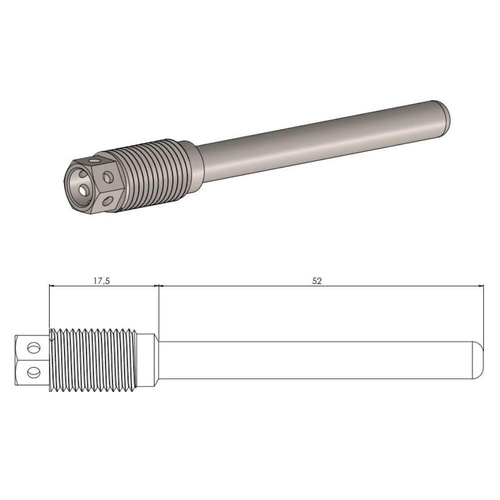 Moto-Master Yamaha Race Drilled Rear Brake Pad Pin