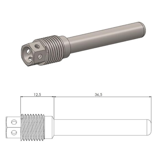 Moto-Master Rieju Race Drilled Front Brake Pad Pin